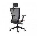 Кресло компьютерное SIGNAL Q-328H черный/серый